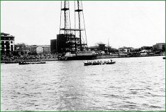 Gran premio del Nervion. Patron Manolo. De izd a Dr. Kaiku, Penacastillo, Sestao y Astillero. Portugalete 1966